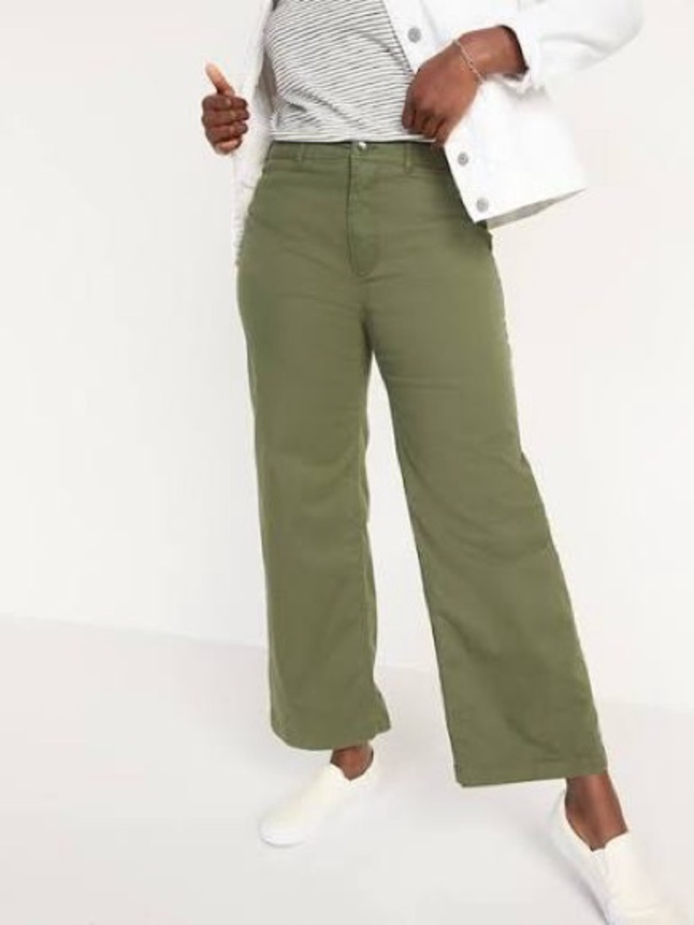 Old Navy Regular Fit Moss Green Pants Size 12